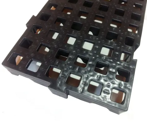 Estrados Pallet piso plástico 50x25x4, 5