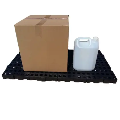 Estrados Pallet piso plástico 50x25x4, 5