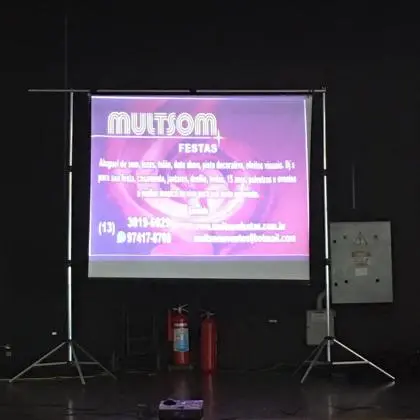 DJ telão som para festas