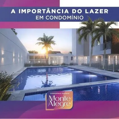 Reserva Monte Alegre - 2 dormitórios sendo 1 suíte - 1 ou 2 vagas - Obras aceleradas