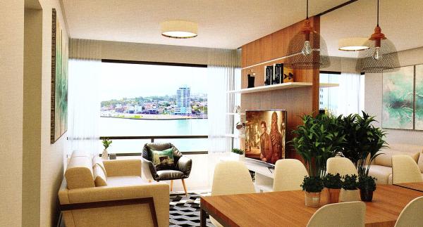 Apartamento em Tramandaí a venda 3 dormitórios Centro Barra com 101,40 m² - Residencial Mirante da Barra - Ref: #116