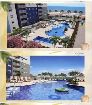 Apartamentos na praia