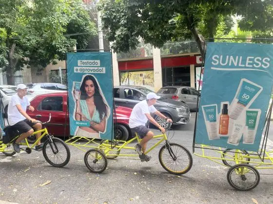Bikedoor BH bikebanner  bicicleta propaganda