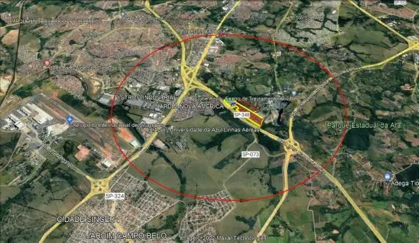 277.000M2 Campinas SP frente Rodovia dos Bandeirantes