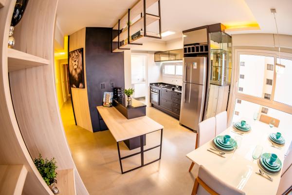 Apartamento em Tramandaí a venda com 2 dormitórios ( 1 Suíte ou 2 Suítes ) Novo, Bairro Barra em Tramandaí – Residencial Dona Noêmia - Ref: #076