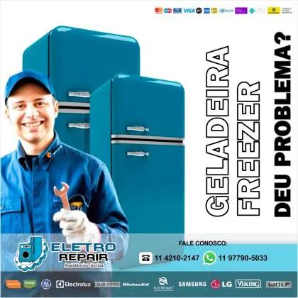Manutenção para freezer Brastemp, Samsung, LG em São Paulo