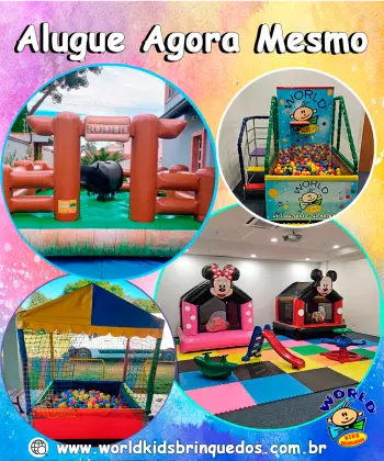 locação de brinquedos world kids