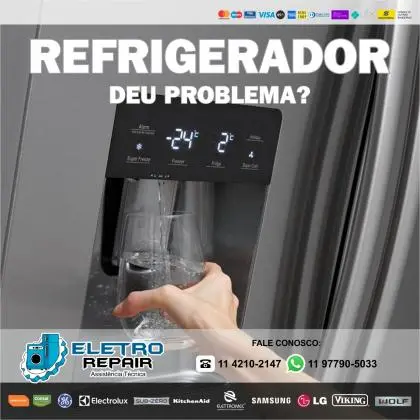 Refrigerador reparo e manutenção em São Paulo