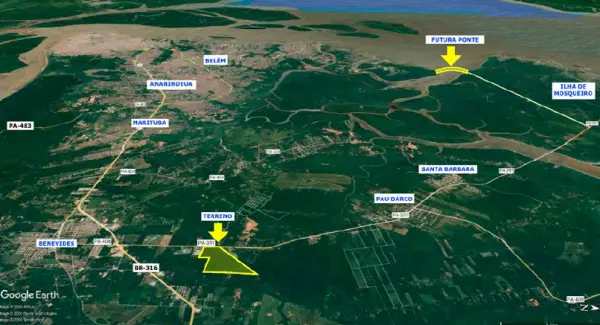 Terreno Benevides-PA | 1.650.000m2 (PA-391) Região metropolitana de Belém - R$40, 00/m2