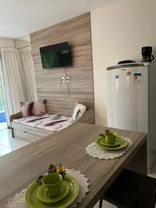 vendo apto mobiliado completo com hidro na varanda no resort Villas de Pratagy