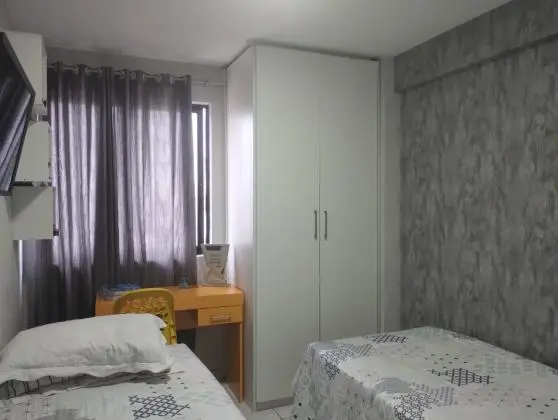 vendo apto quarto e sala mobiliado em jatiuca