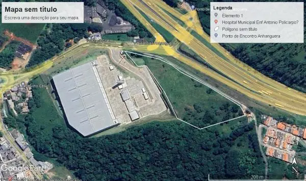 Área industrial e logistica
