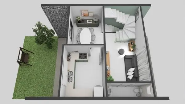 Pré venda (projeto na planta) de lindo Triplex Geminado localizado no bairro América, município de Joinville/SC