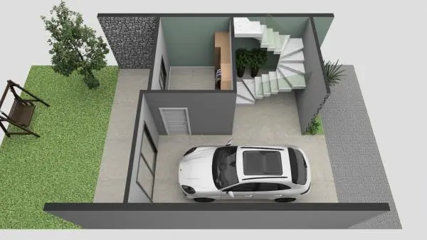 Pré venda (projeto na planta) de lindo Triplex Geminado localizado no bairro América, município de Joinville/SC