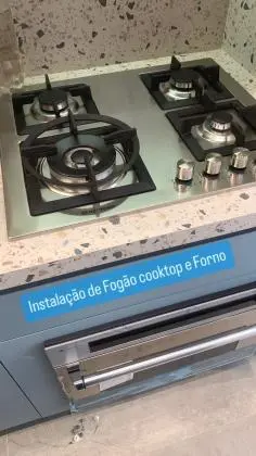 conversão de fogão a gás