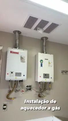 manutenção de aquecedor a gás