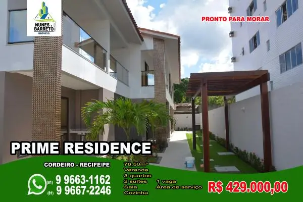 Vendo Casa Duplex, 3 quartos, 2 suítes no Cordeiro