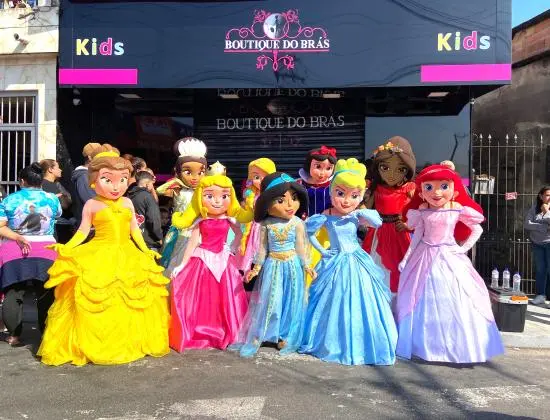 Personagens Vivos Cover para Festas Infantis - Princesas e Heróis
