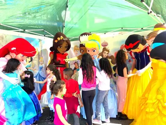 Personagens Vivos Cover para Festas Infantis - Princesas e Heróis