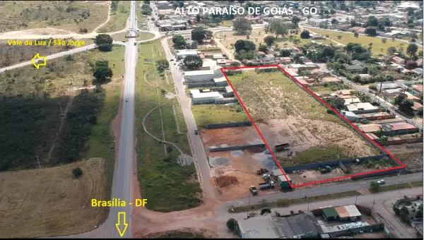 TERRENO COM 12.114m2 - ALTO PARAÍSO DE GOIÁS