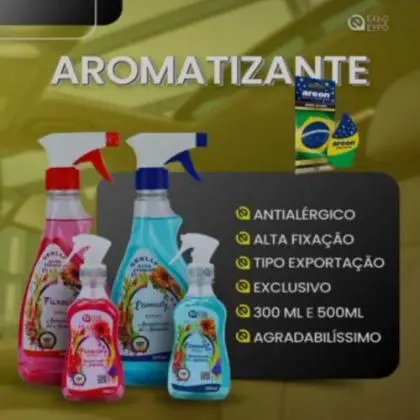 Aromatizantes azul de 500ML Fragâncias:Essencially