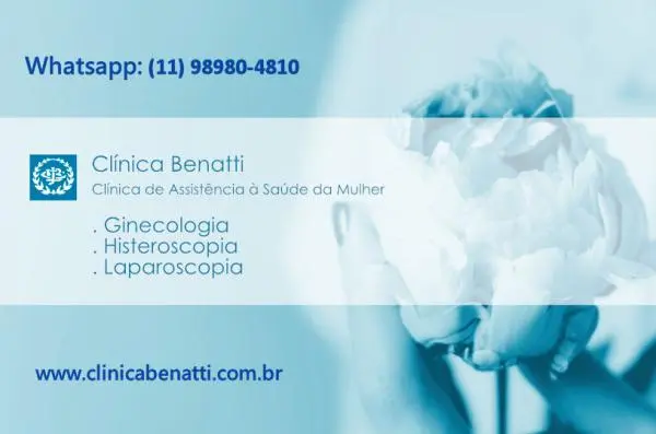 Clínica Benatti - Clínica Ginecológica em São Paulo especializada no atendimento da saúde da mulher