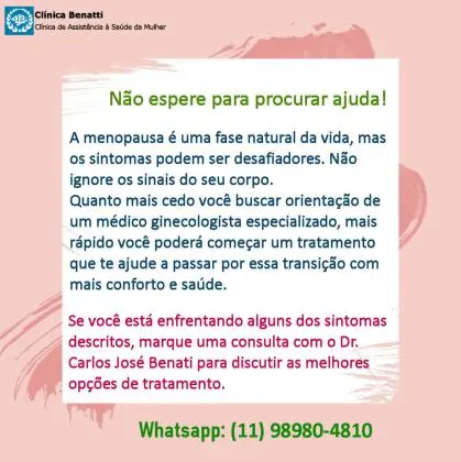 Clínica Benatti - Clínica Ginecológica em São Paulo especializada no atendimento da saúde da mulher