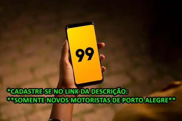 SEJA MOTORISTA 99POP EM *PORTO ALEGRE-RS