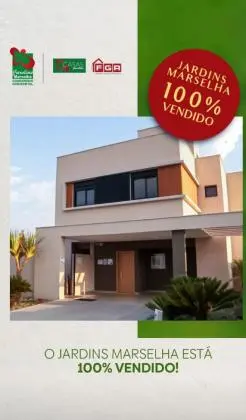 Sobrado em Condomínio com 3 Quartos, 181m2 - Jardins Marselha - Fachada Azáleia