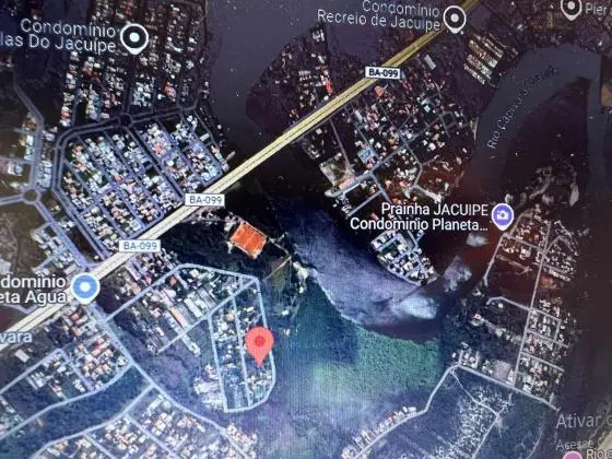 JACUÍPE LITORAL NORTE - TERRENO PLANO ESCRITURADO E REGISTRADO - IPTU E CONDOMÍNIO QUITADOS