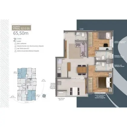Oportunidade 1 a 2 quartos Edif. Atmosfera em Ribeirão Preto/SP