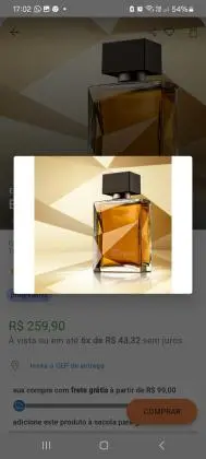 Perfumes e shampoo