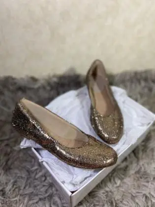 Sapatilha com Glitter Josy Medeiros nº 35