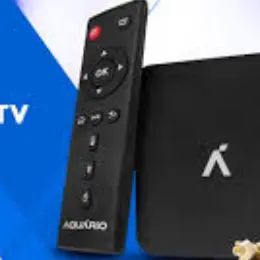 SMART TV BOX AQUARIO 4K CANAIS LIVRE 5 ANOS
