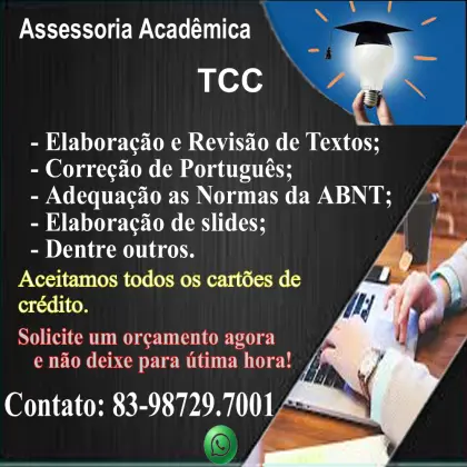 Assessoria Acadêmica-Elaboração de TCCs
