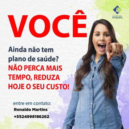 Como fazer plano de saúde em VR 24|99818-6262