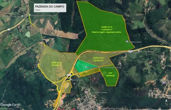EXCELENTES TERRENOS PARA INVESTIMENTO EM GUARAPARI - 1.995.000 M²