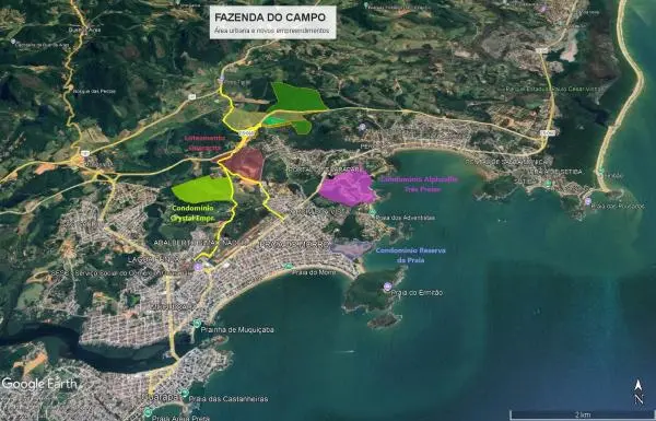 EXCELENTES TERRENOS PARA INVESTIMENTO EM GUARAPARI - 1.995.000 M²