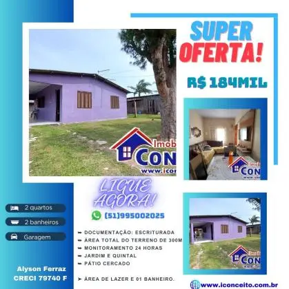 Otimá residência balneário Mariluz/Imbé - RS