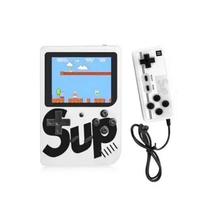 Mini Vídeo Game Portátil SUP Game Box 400 Jogos Retrô Clássicos Tela LCD 3.0'' com Bateria Recarregável