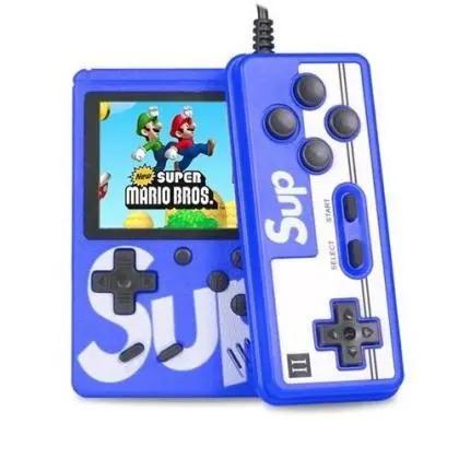 Mini Vídeo Game Portátil SUP Game Box 400 Jogos Retrô Clássicos Tela LCD 3.0'' com Bateria Recarregável