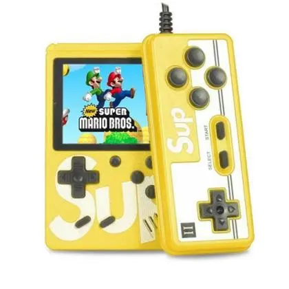 Mini Vídeo Game Portátil SUP Game Box 400 Jogos Retrô Clássicos Tela LCD 3.0'' com Bateria Recarregável