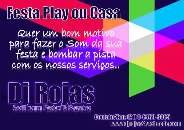 Dj para Festa Play ou Casa RJ