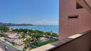 vendo apto duplex quarto e sala mobiliado vista para o mar permanente