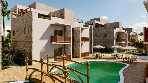 vendo aptos  em condominio fechado prox a praia de são miguel dos milagres