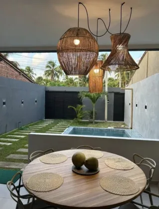 vendo casa duplex 3 qtos suite lazer completo 300 mets da praia do patacho