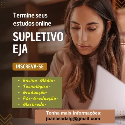 Venha conquistar seu Diploma - Pague só após pronto