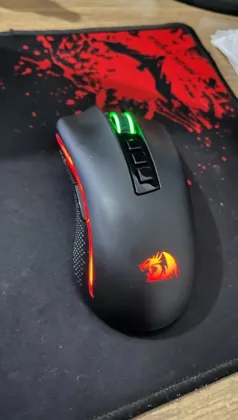 Mouse Gamer Redragon Cobra Pro RGB, Wireless, Sem Fio, 16000DPI, 8 Botões Programáveis, USB 2.4G - M711 Pro