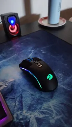 Mouse Gamer Redragon Cobra Pro RGB, Wireless, Sem Fio, 16000DPI, 8 Botões Programáveis, USB 2.4G - M711 Pro
