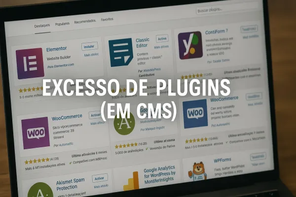 Excesso de Plugins em CMS: Impacto no Desempenho e SEO